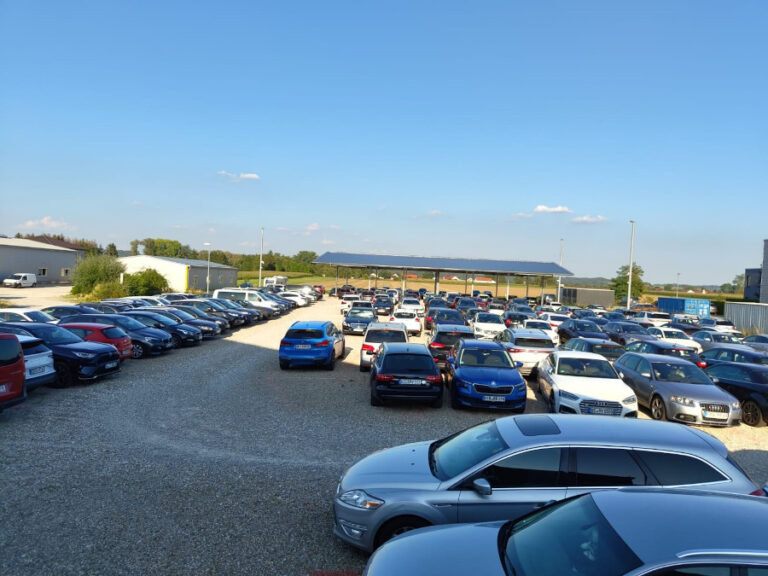 Schwarz Parker De Bei Flughafen Munchen